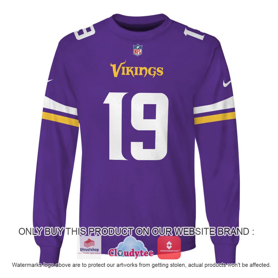 thielen 19 minnesota vikings purple nfl hoodie shirt 3 55662