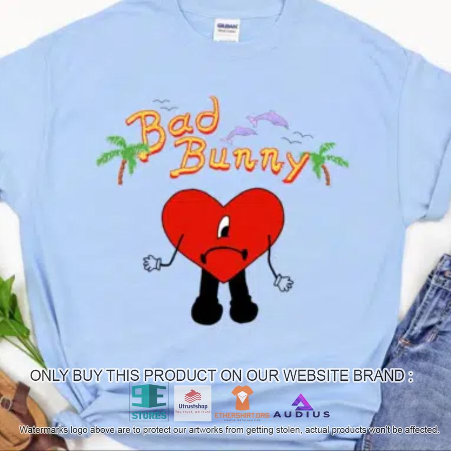 un verano sin ti bad bunny blue 3d shirt 1 54347