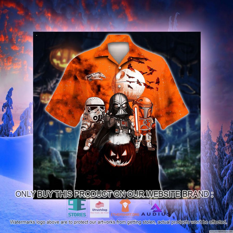 vader boba fett trooper halloween night pumpkin hawaii shirt 5 87927