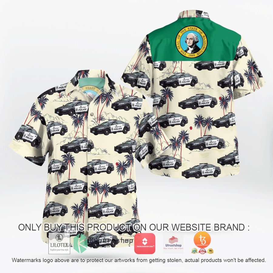 washington seattle police car hawaiian shirt 1 52297