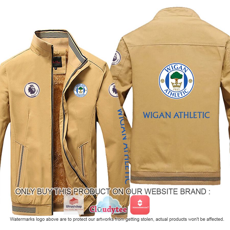 wigan athletic premier league moutainskin leather jacket 3 40930