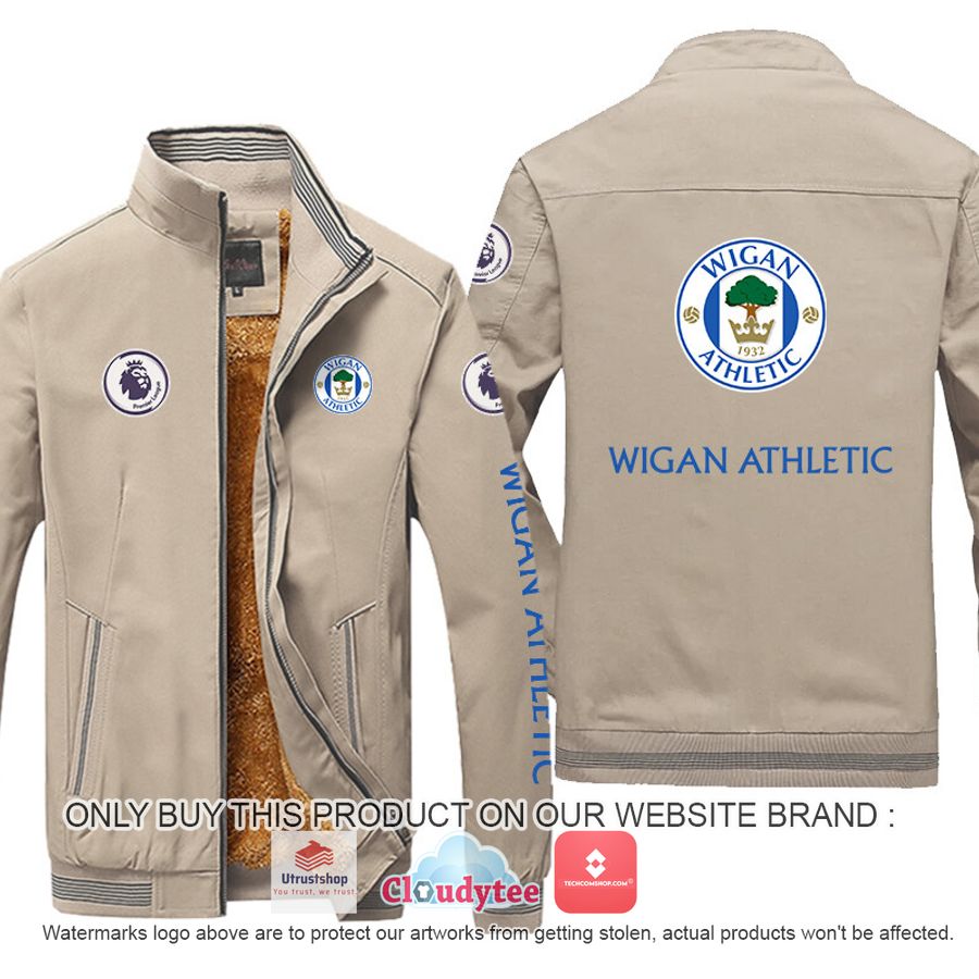 wigan athletic premier league moutainskin leather jacket 4 27473