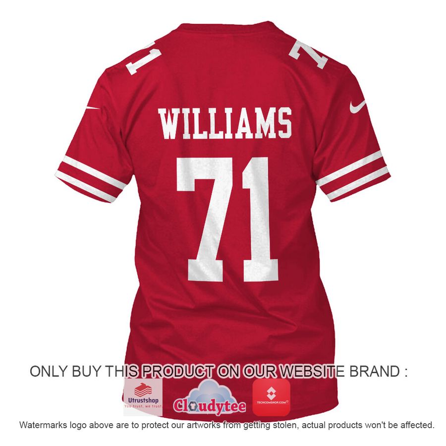 williams 71 san francisco 49ers nfl hoodie shirt 6 76480