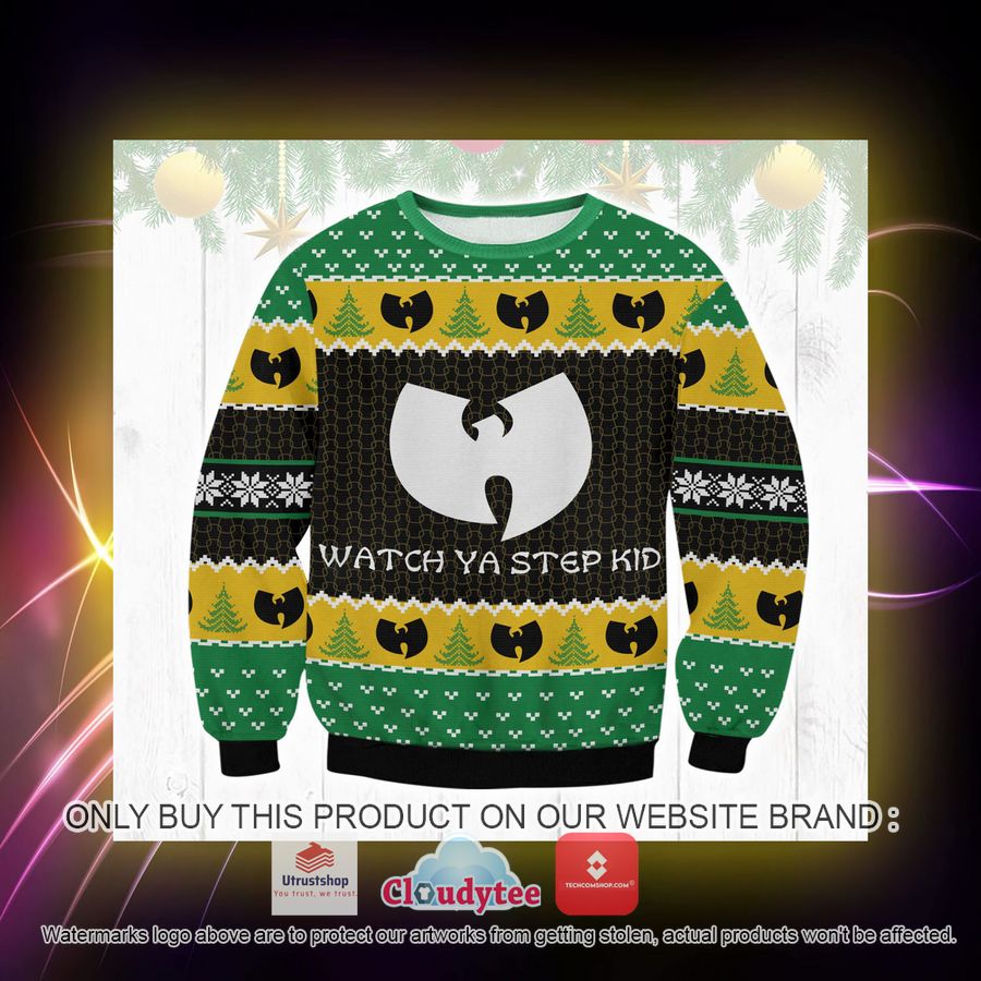 wu tang watch your step kid ugly sweater 3 41748