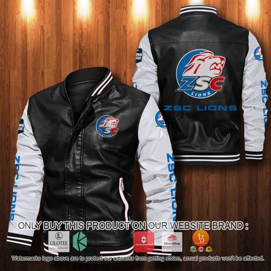 zsc lions leather bomber jacket 1 89078