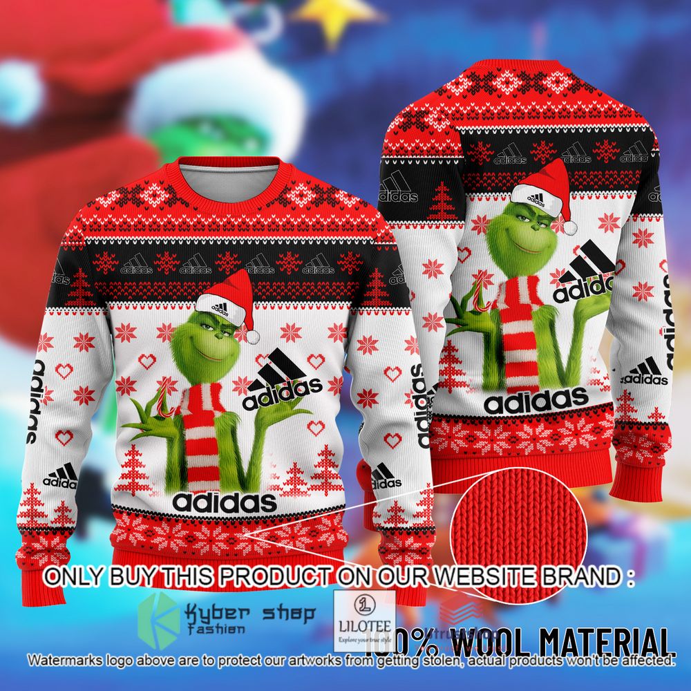 adidas the grinch christmas ugly sweater 2 52407