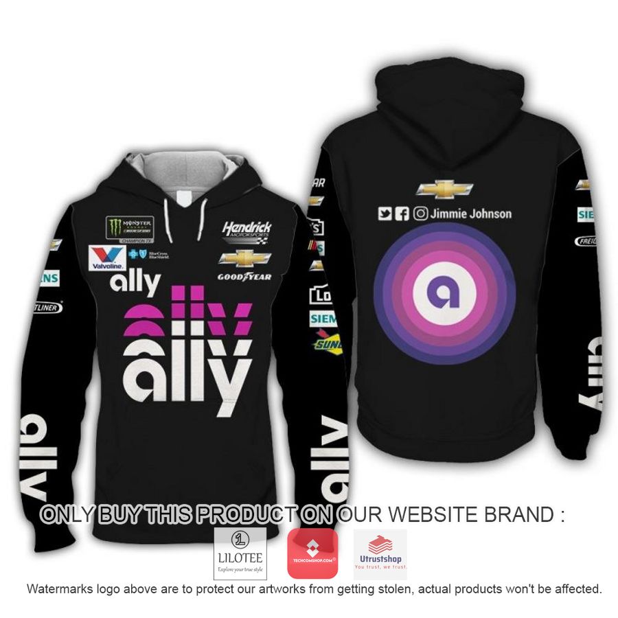 ally jimmie johnson racing 3d shirt hoodie 1 60119