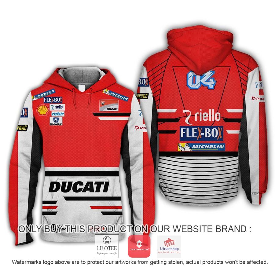 andrea dovizioso racing motogp 04 3d shirt hoodie 1 8491
