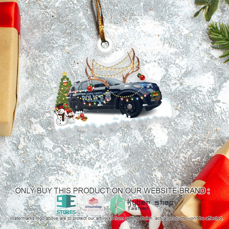 anne arundel county maryland anne arundel county police department car christmas ornament 3 67084