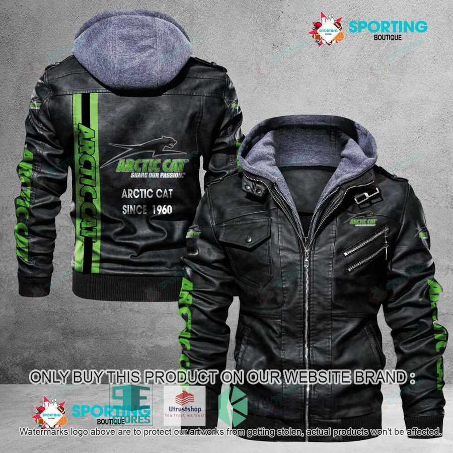 arctic cat share our passion since 1960 leather jacket 1 23423