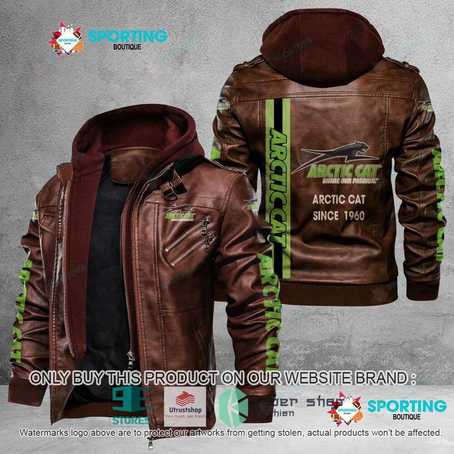 arctic cat share our passion since 1960 leather jacket 2 1845