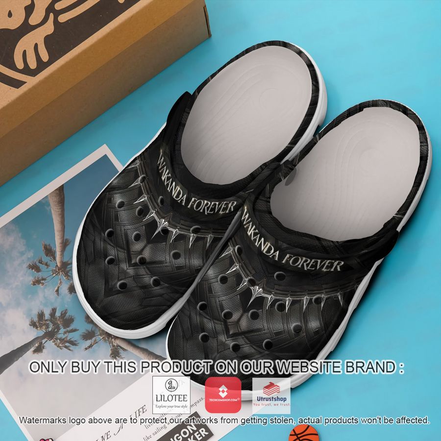 black panther wakanda forever black crocband shoes 2 28654