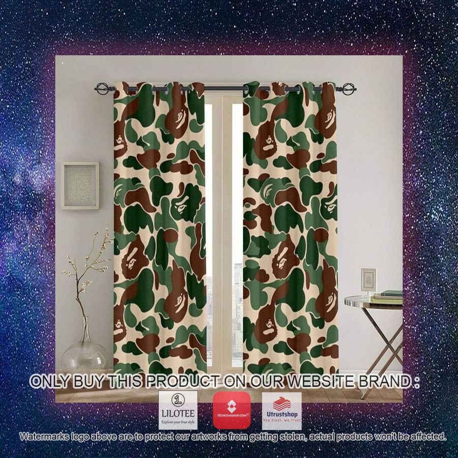 camo pattern windown curtain 3 89703
