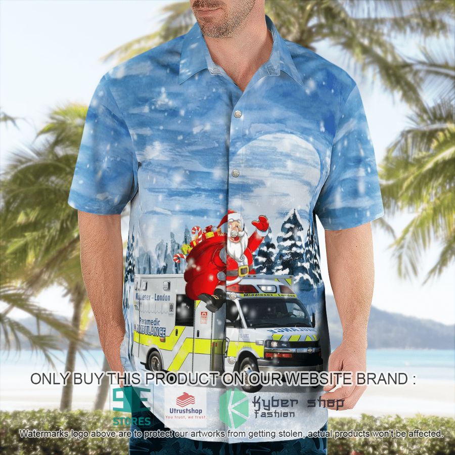 canada middlesex london ems christmas hawaiian shirt 4 63835