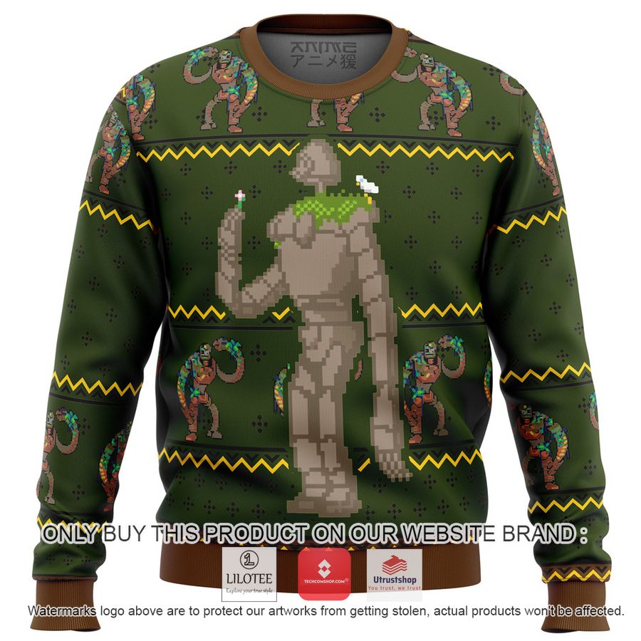 castle in the sky laputan robot soldier knitted wool sweater 1 18024