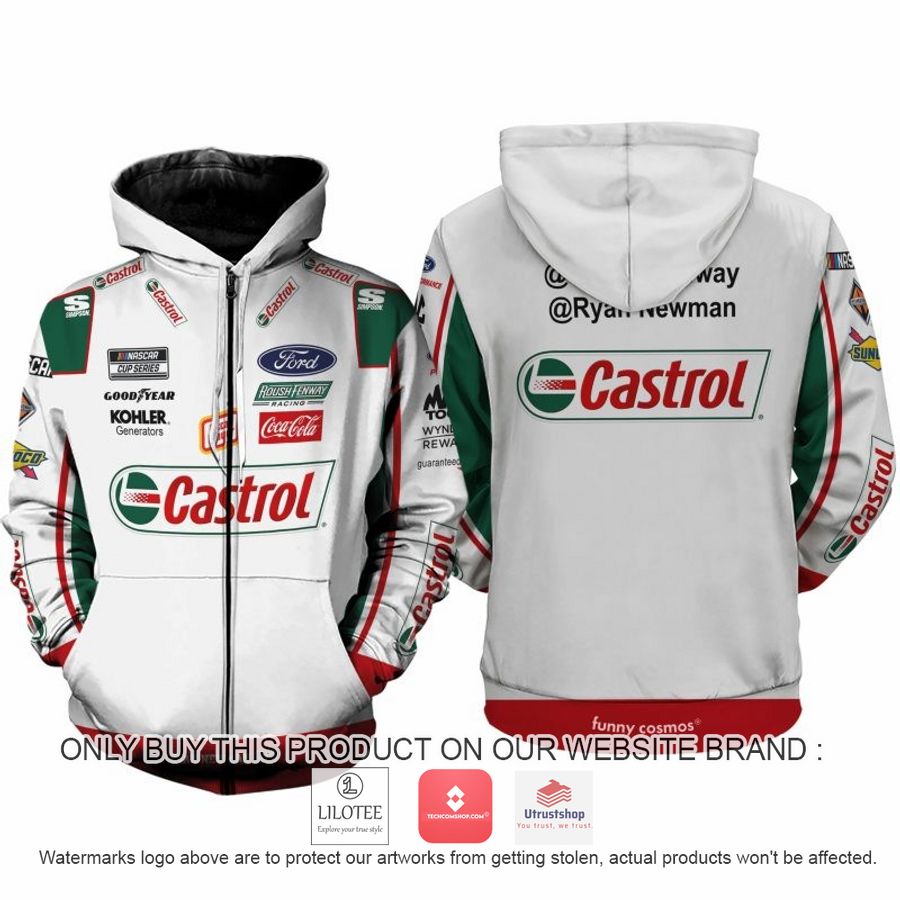 castrol ryan newman nascar 2022 racing 3d shirt hoodie 2 64562