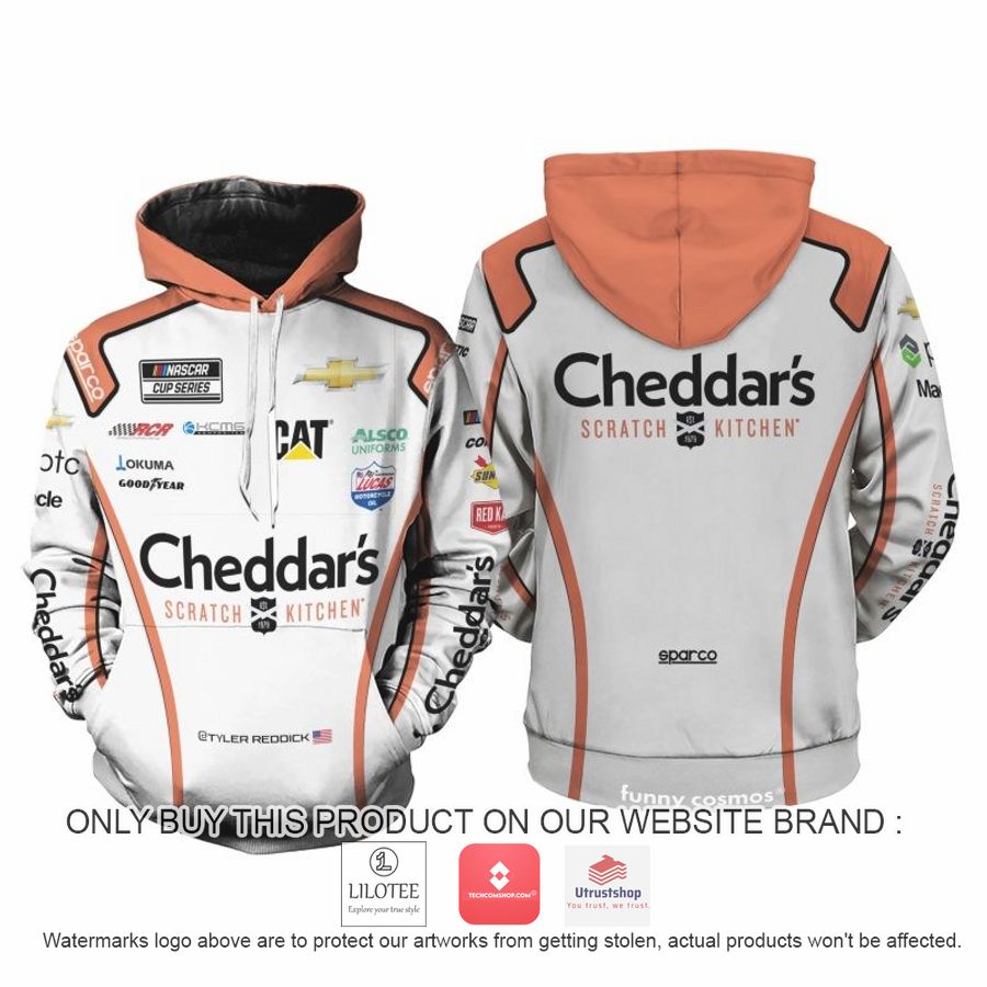 cheddars tyler reddick nascar 2022 racing 3d shirt hoodie 1 44423
