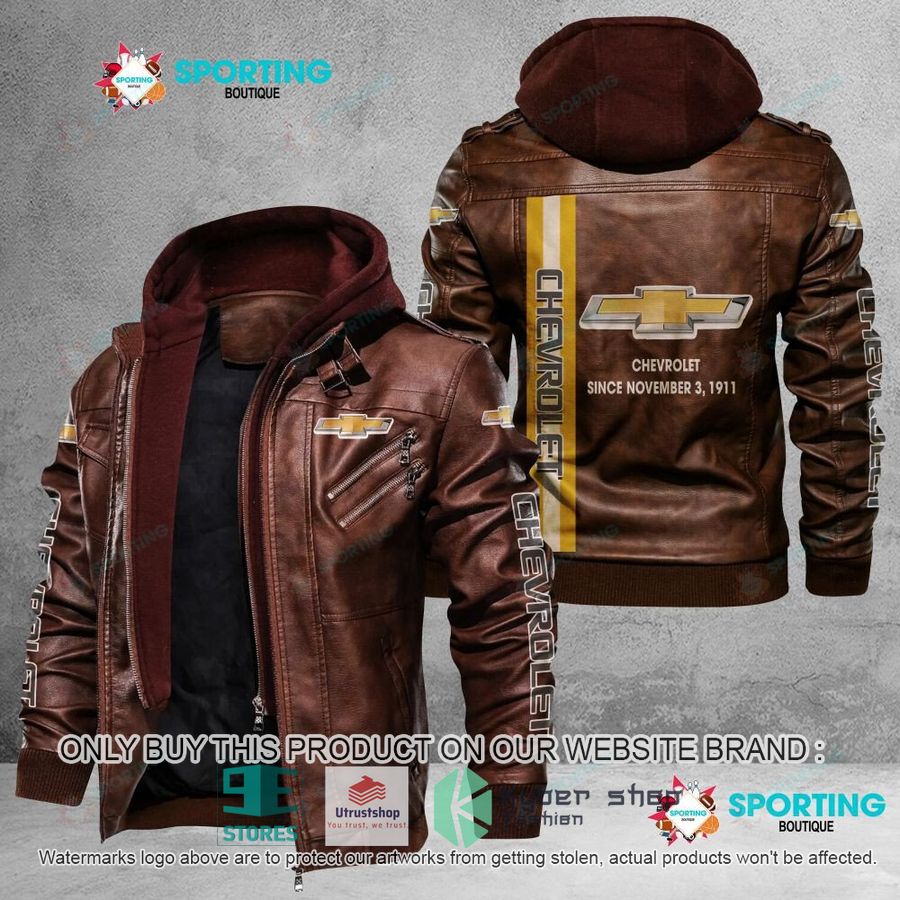 chevrolet since november 3 1911 leather jacket 2 21598
