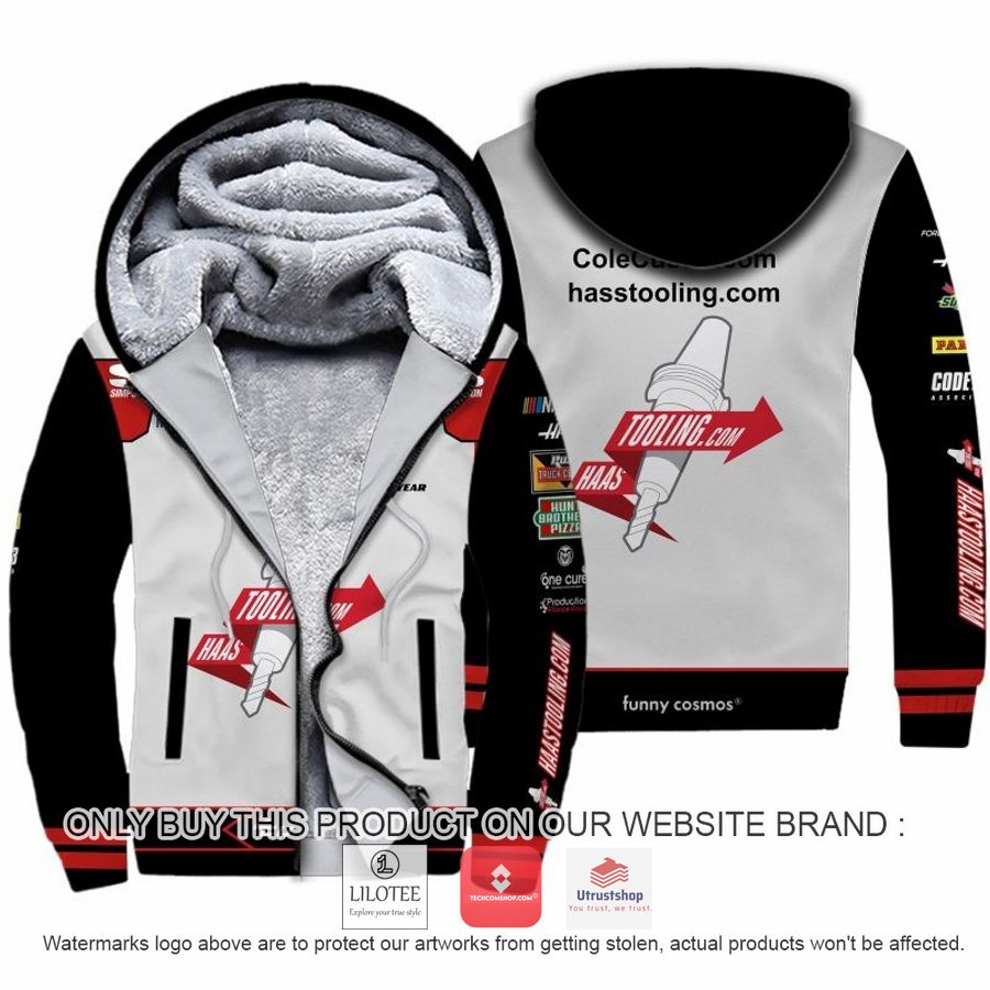cole custer nascar 2022 racing fleece hoodie 1 20726