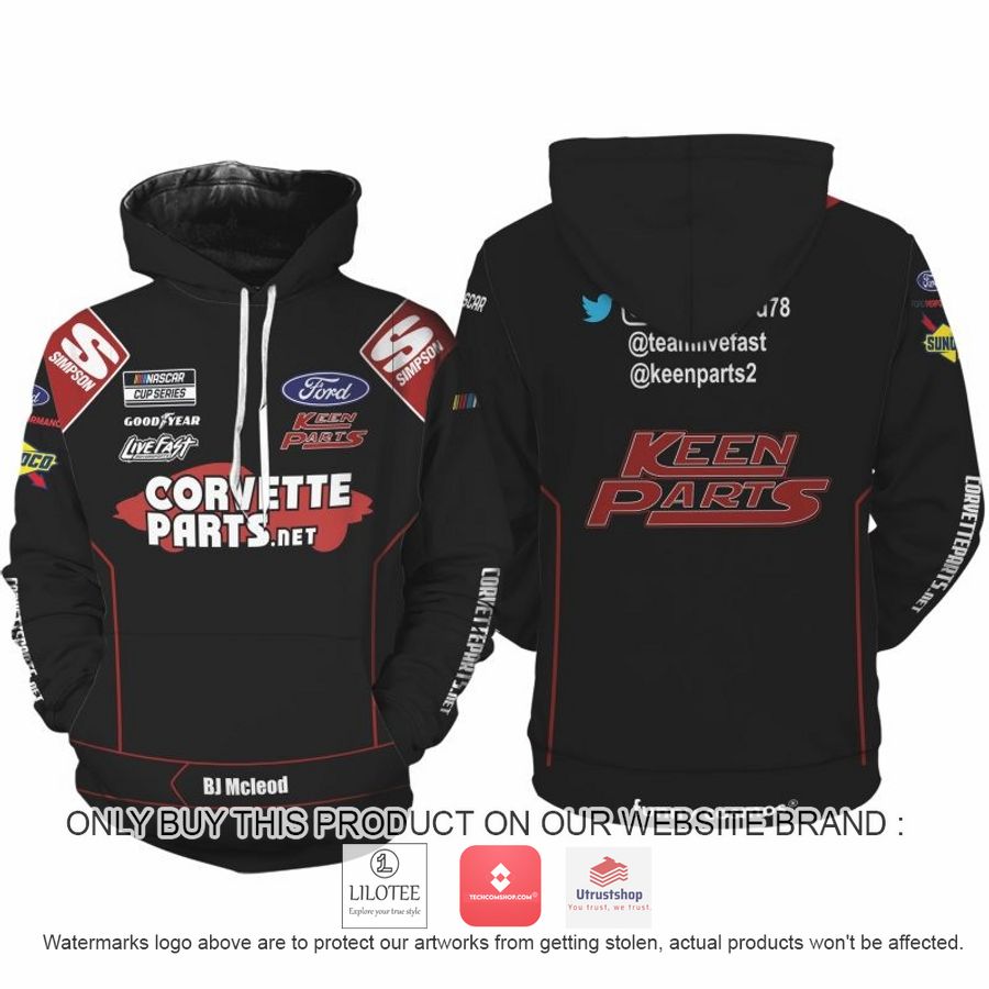corvete parts bj mcleod nascar 2022 racing 3d shirt hoodie 1 98615
