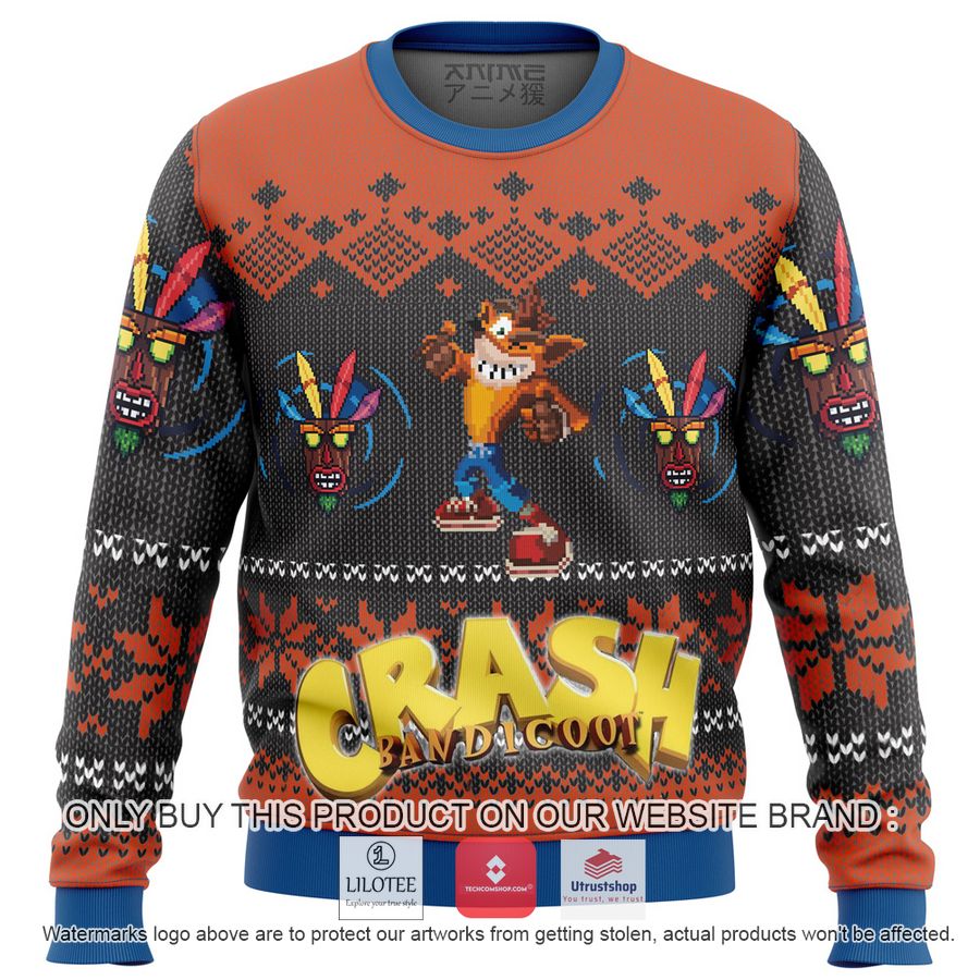 crash bandicoot alt knitted wool sweater 1 55150