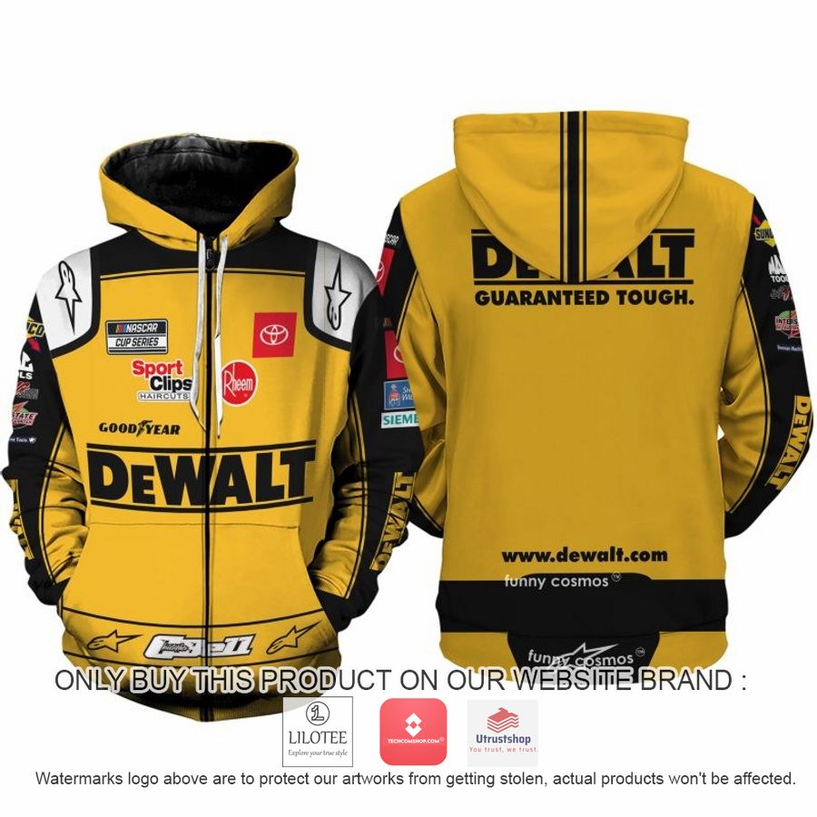 dewalt christopher bell nascar 2022 racing 3d shirt hoodie 2 49949