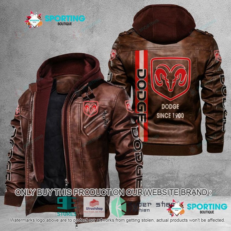 dodge since 1900 leather jacket 2 46771
