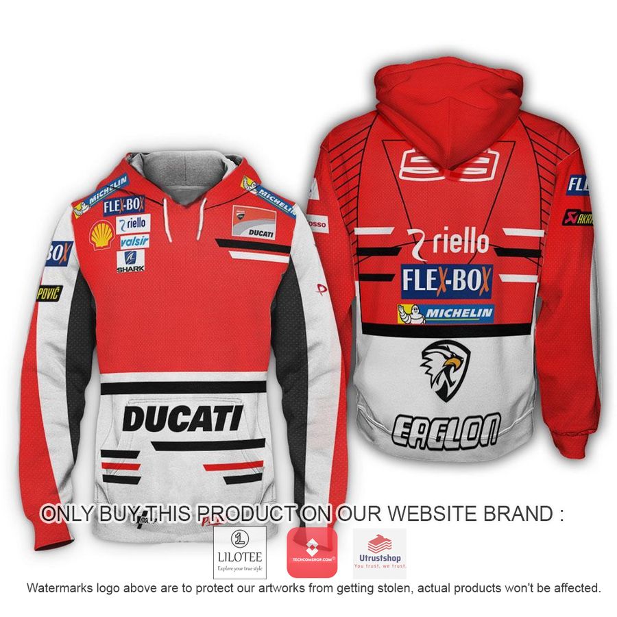 ducati andrea dovizioso racing motogp 3d shirt hoodie 1 46104