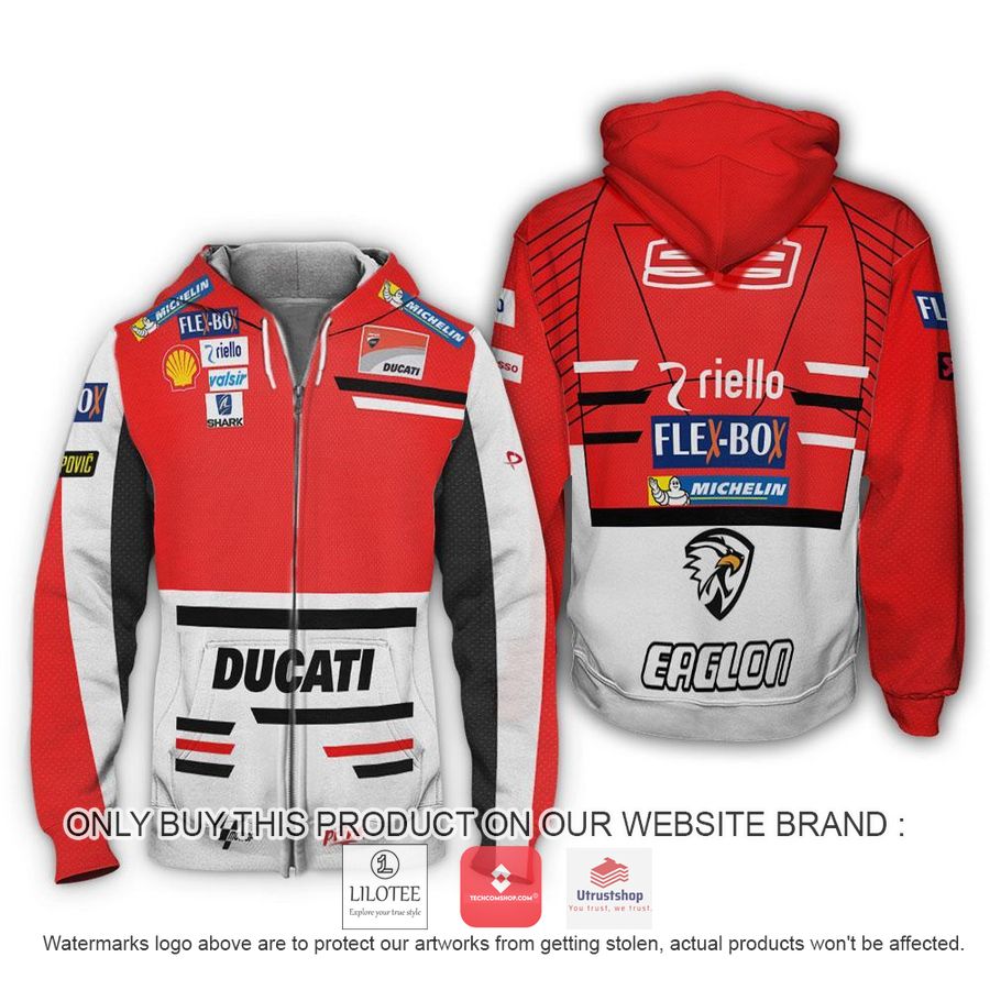 ducati andrea dovizioso racing motogp 3d shirt hoodie 2 27774