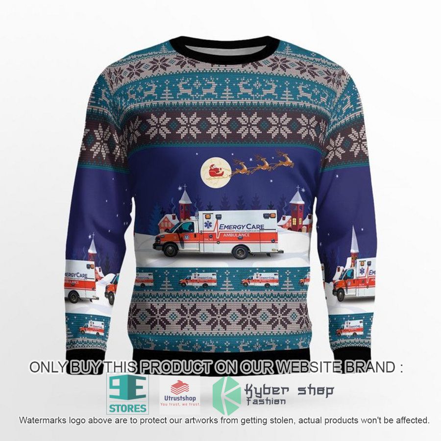 erie pennsylvania emergycare ugly christmas sweater 2 99703