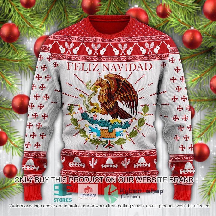 feliz navidad mexican ugly christmas sweater 1 63332