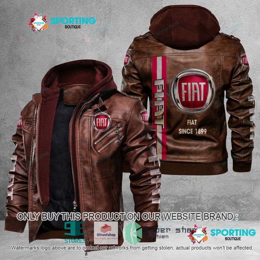 fiat since 1899 leather jacket 2 60191