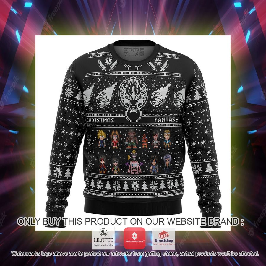 final fantasy 7 vii ff7 premium knitted wool sweater 2 38561