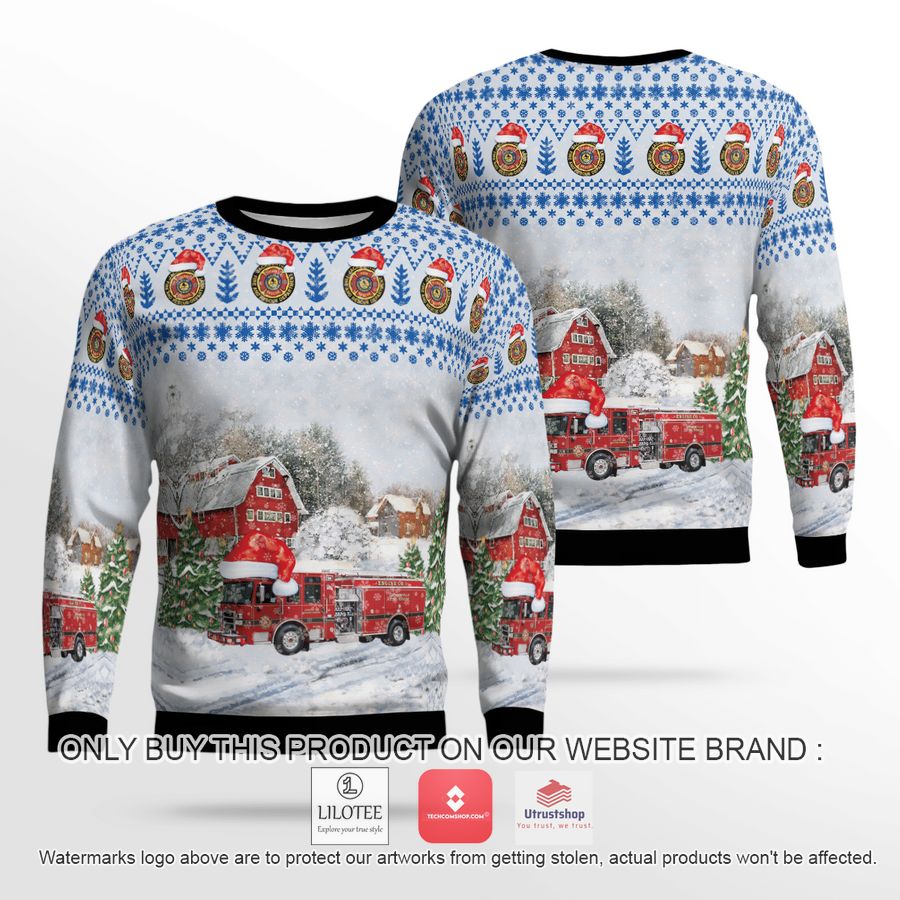 florida jacksonville fire and rescue department christmas sweater 2 26124