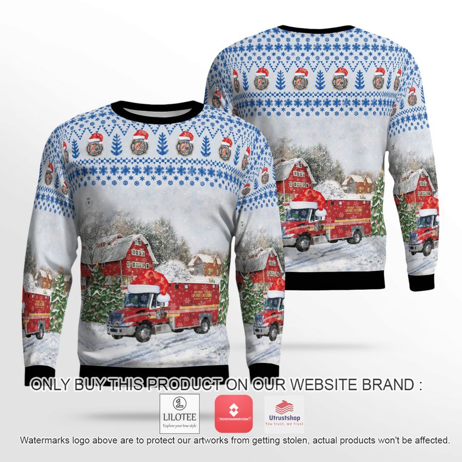 florida orange county fire rescue paramedic christmas sweater 2 6849