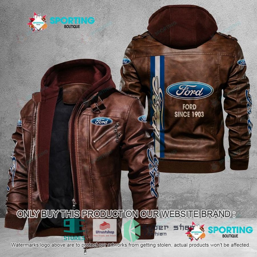 ford since 1903 leather jacket 2 44977