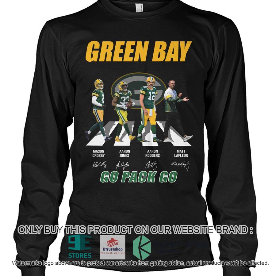 green bay packers abbey road go pack go 2d shirt hoodie 5 29210