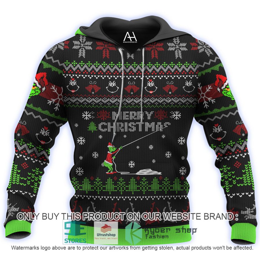 grinch merry christmas 3d shirt hoodie 3 91295