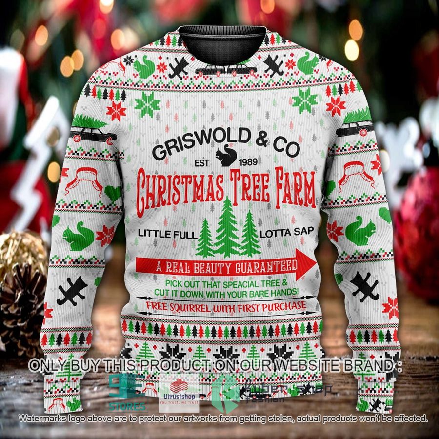 griswold co christmas tree farm ugly christmas sweater 1 52181