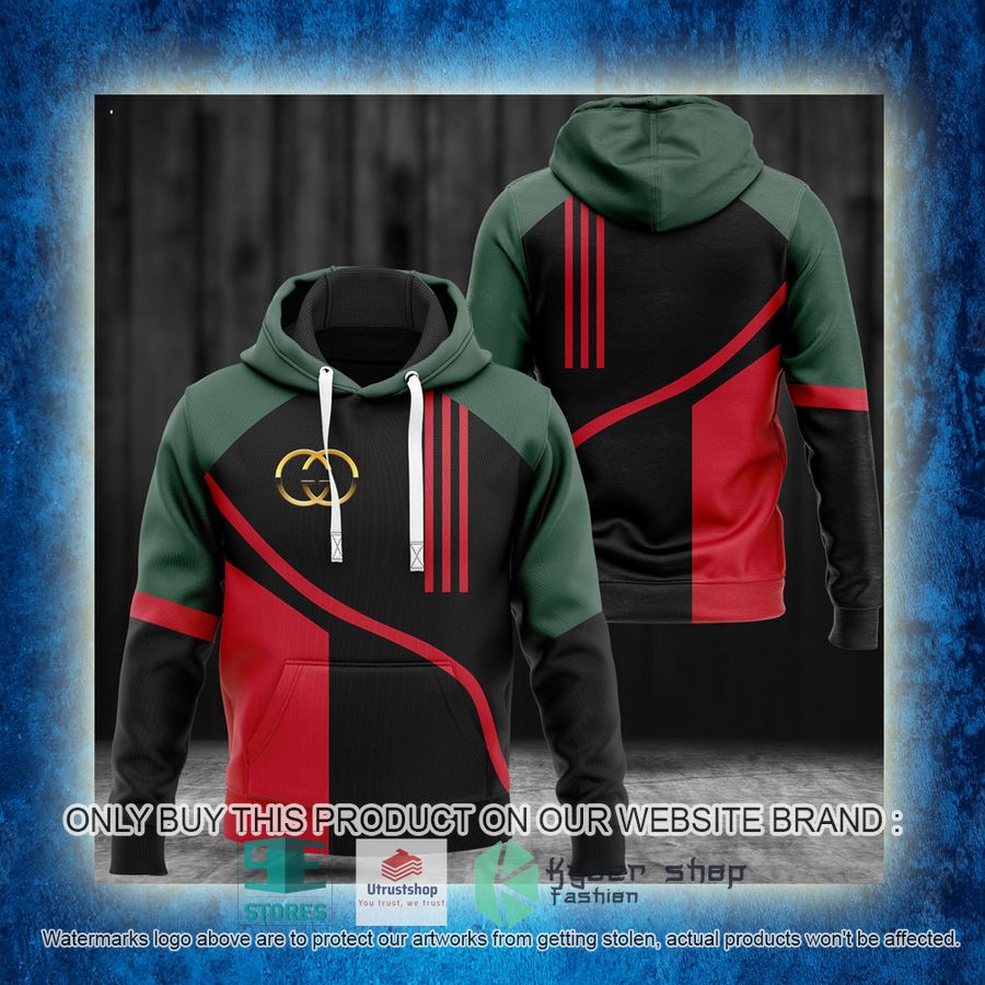 gucci black green red 3d hoodie 3 65838