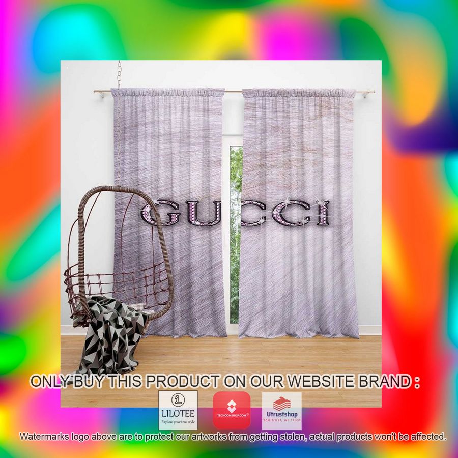 gucci diamond purple windown curtain 2 35659