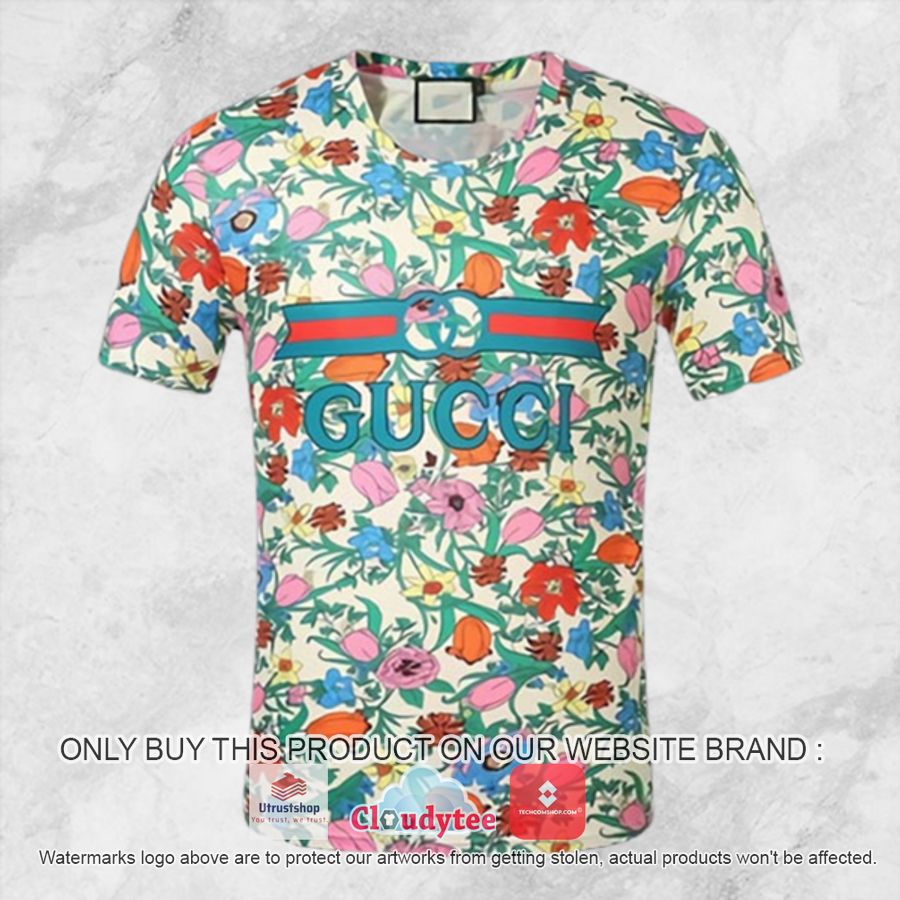 gucci floral t shirt 1 75545