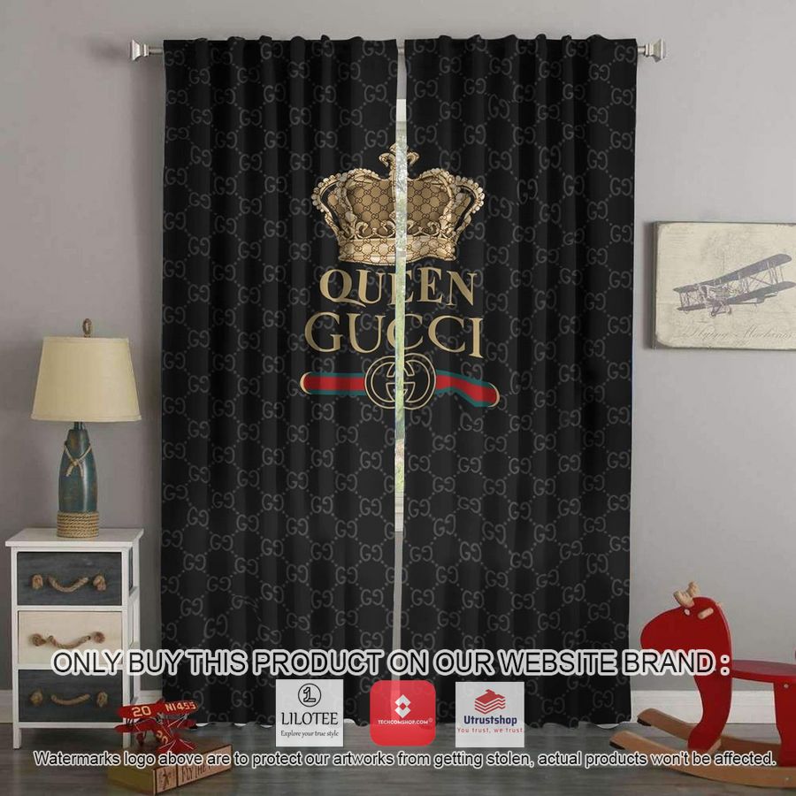 gucci queen dark windown curtain 1 4643