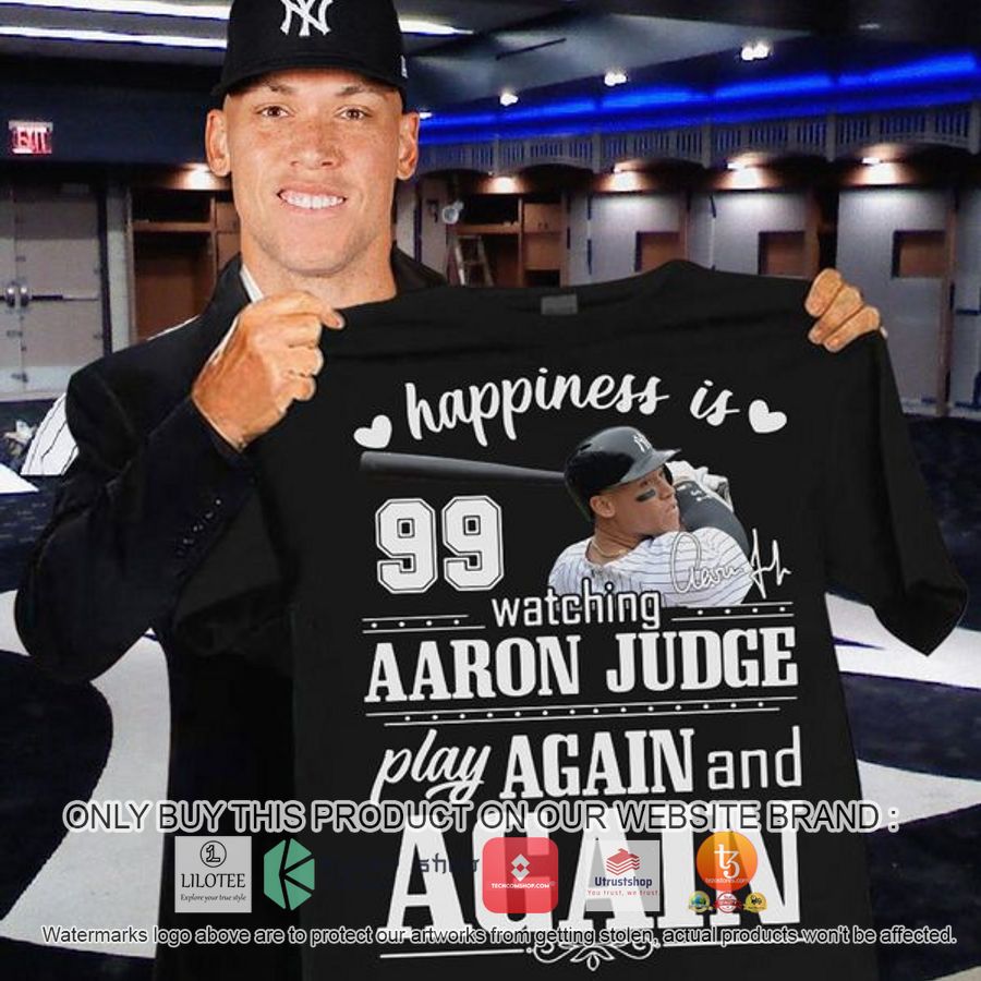 happiness is watching aaron judge play again and again 2d shirt hoodie 1 74836