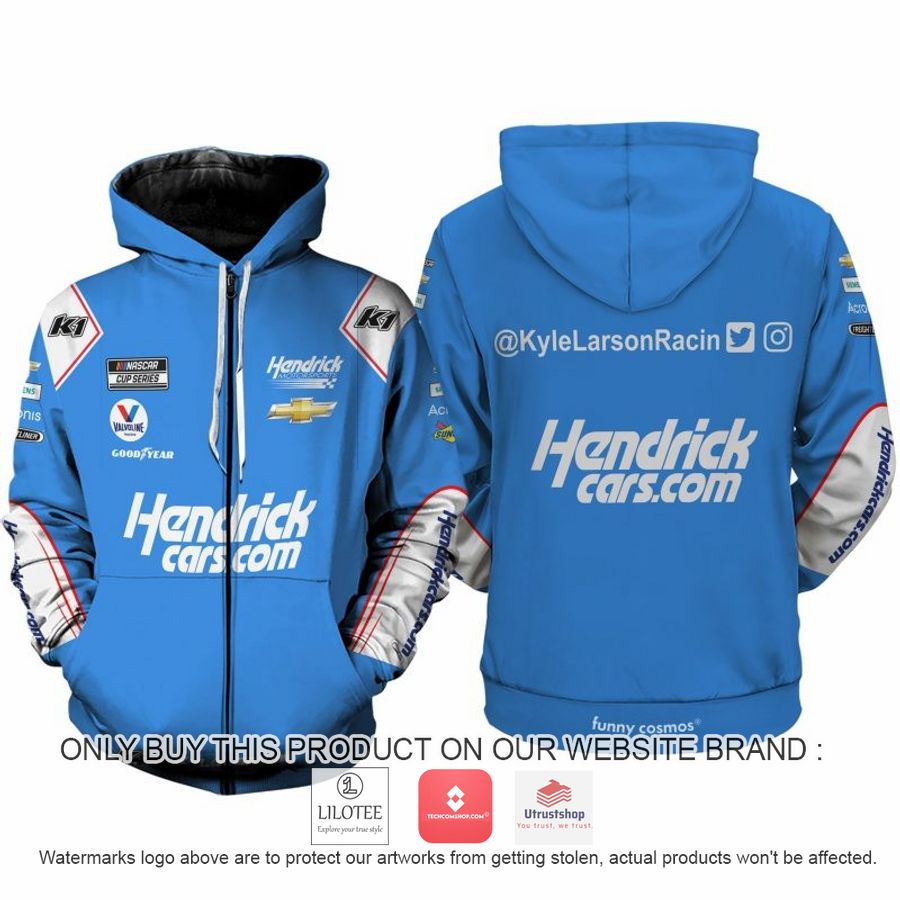 hendrick kyle larson nascar 2022 racing 3d shirt hoodie 2 62033