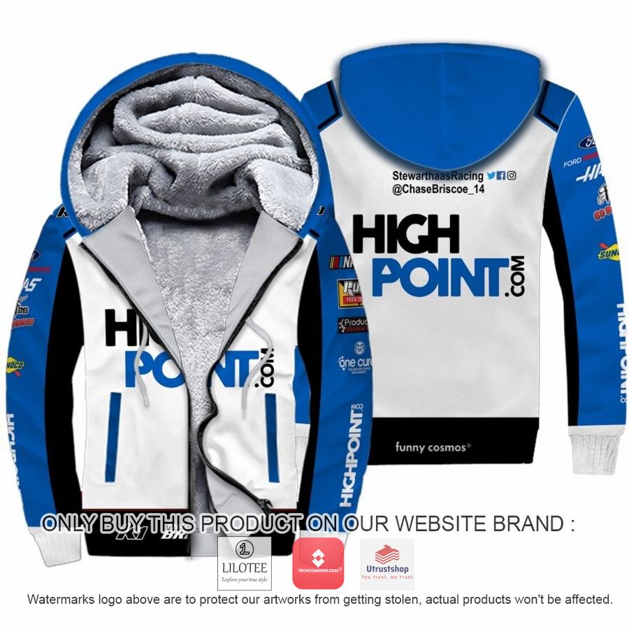 high pont chase briscoe nascar 2022 racing fleece hoodie 1 15852