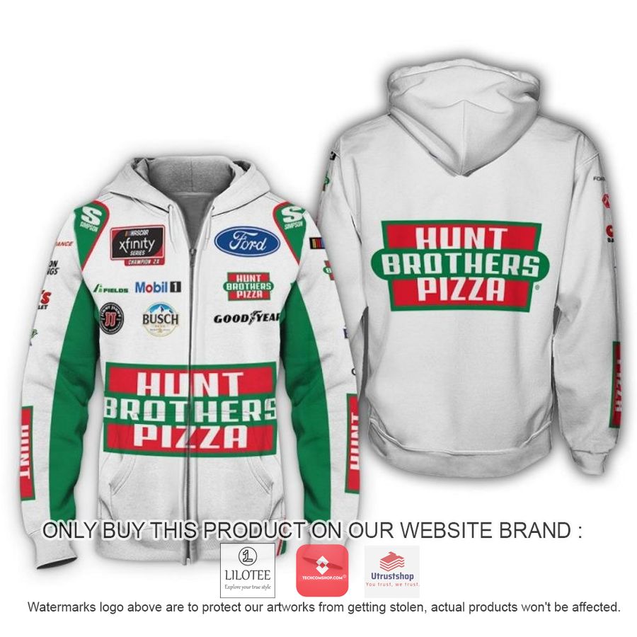 hunts brothers pizza kevin harvick racing 3d shirt hoodie 2 47690