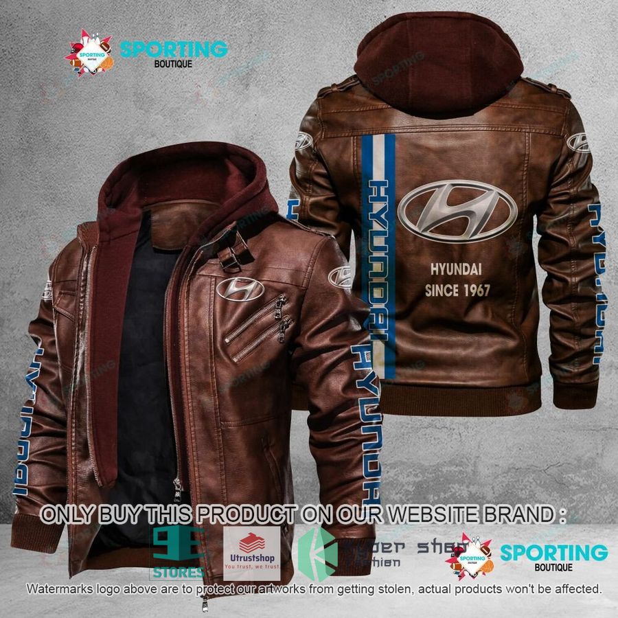 hyundai since 1967 leather jacket 2 59642