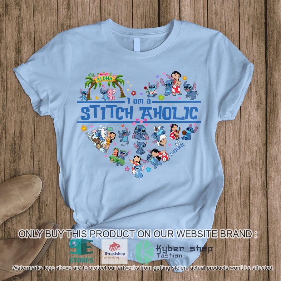 im a stitch aholic heart blue pajamas set 2 89134