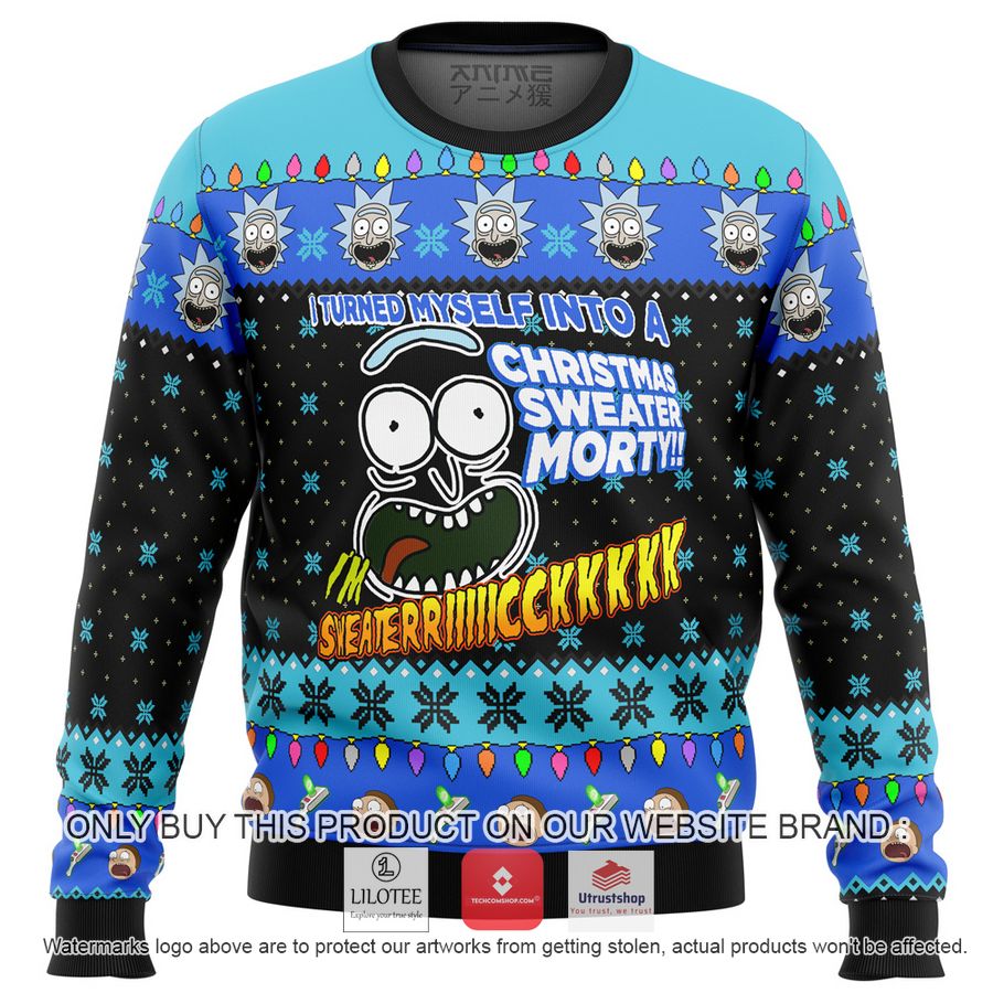 im sweater rick rick morty knitted wool sweater 1 86831